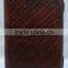 Handmade Vintage Strip Closer Camel Embossed Leather Diary