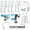 Wholesale price high quality swimming pool plastic pool ladder