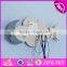 2017 New design cartoon animal wooden baby coat hangers W09B075