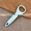 Factory wholesale simple design cheap promotion PP handle stainless steel beer bottle opener