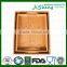 Eco-friendly Top Quality bamboo food serving tray with handles