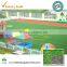 Colorful artificial grass for school (red,green,yellow.blue,white)