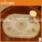 30cm*46cm golden PVC lace placemat (DOILES) for banquet