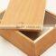 Custom luxury high quality and clear window with sliding lid wooden tea box
