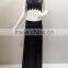 Yifusha shimmering metallic trobal lesson wears fusion skirt and halter top