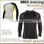 Compression Shirts Long Sleeve Sublimated Printing Custom Rash Guard