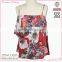 women fashion apparel loose fit new print chiffon tops and blouse picture