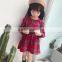 Girls Clothing Dresses 2017 Autumn New Girl Clothes Fashion Plaid Sundress Kids Dress