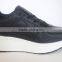 PU outsole black PU upper footwear shoe woman
