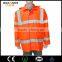 led safety reflective red jacket security uniform