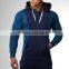 Custom Your Own Design Full Zip Hoodie Mens Contrast Stitching Hoodie Gym Wear Hoodie Men