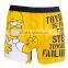 New fashion license man boxer briefs underwear with Different Pictures