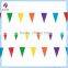 100 Foot Multicolor Pennant Flags Banner, Adventing Flags Banner, Outdoor Flags Banner