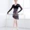 Dancewear women floral print dance ballet skirt