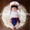 Cute Navy Baby Boy/Girl Photo Props Crochet Knit Costume Wholesale