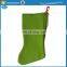 Green Color Santa Gift for Decoration Christmas Stocking