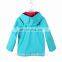 PUKR17001 Wholesale Kids Raincoat Children Sky Blue PU Raincoats For 2-10 Y
