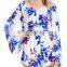 women casual one piece jumpsuit in floral print clothing for adult