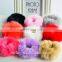 Factory wholesale baby elastic hair rubber ring with fur ball for girls and women