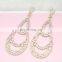 European Luxury Fashion Jewelry Crystal Fashion Drop Earring