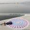 Indian White Mandala Roundie Round Tapestry Bohemian Bedspread Throw Boho Hippie Decor