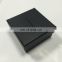 Nice design shiny logo black flip top gift box luxury wholesale