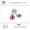 Round crystal sew on beads flat back wholesale for shose making