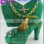women high heel shoes matching bag set ME6601