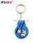 Hot Sale Key Chain Custom Cheap Soft Pvc Rubber Wallet With Keychain