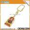 2015 novelty gift souvenir items custom design keychain cyprus souvenir