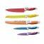 China promotion hot sale non stick coating stainless steel knives set