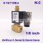 GOGO 0-10bar/5bar/4bar Normally open Direct acting Brass Small Gas valve 3 way Electric valve G1/8" NBR Seals
