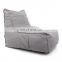 Customized Comfortable Faux linen  cover Bean Bag lazy sofa for living room or bedroom