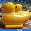 2016 Promotional PVC Inflatable floating water stick buoy toys for sale, water yellow duck