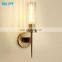 Indoor Vintage Wall Sconce gold Copper Glass design wall lights wall modern lamps