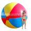 Custom chinese hot sale large inflatable sprinkler pink softball moon beach ball , Large inflatable ball play on beach for fun