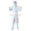 Disposable CE Cat III EN14126 EN14605 EN1149 Ppe Isolation Overalls Anti Virus Type 3 4 Type 5 6 Medical Protective Coverall