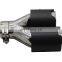 New High performance dual car exhaust muffler tail pipe