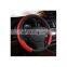 6 Color Non-Slip Sweat Good Breathable Pu Leatherette 15 Inch Car Universal Steering Wheel Cover Steering Wheel Cover With Bling