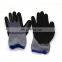 High Quality Construction Work Safety Nylon Nitrile Coated Black Sandy Finish Gloves For Sale