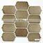 Irregular Shape Gold Marble Ceramic Mosaic C655043