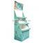 cardboard cosmetic display stand with hook