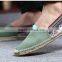 hot selling custom embroidered men canvas casual loafer espadrilles shoes