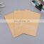 MOQ 500pcs Stand up Zip Pouch Brown Kraft Paper Bags Dried Food Packaging Bags With Window