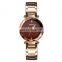 Latest girls watches Skmei 9180 rose gold womens watch japan movement quartz watch sr626sw for women