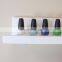 Floating Wall Shelf with Picture Ledge White Wood Wall Mount Shelf