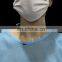 Blue Disposable Waterproof safety apron for Hospital Level 2