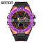 SANDA 739-6008-6024 Luxury Colorful Quartz Watches for Men Waterproof Sport Wristwatch Men Digital Watch
