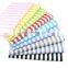 Geometric striped cotton twill print fabric wholesale baby bag fabric pure cotton edge roll edge fabric