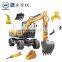 Earthwork Construction Tire Excavator Mini Digger Wheeled Excavators